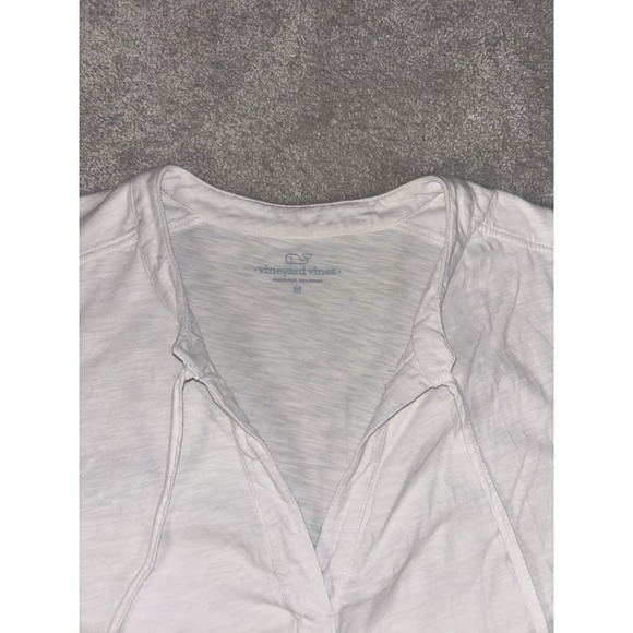 vineyard vines sleeveless white cotton dress casual shirt dress tunic‎ medium - Picture 6 of 10